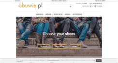 Desktop Screenshot of obuwie.pl