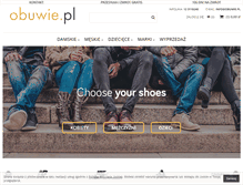 Tablet Screenshot of obuwie.pl
